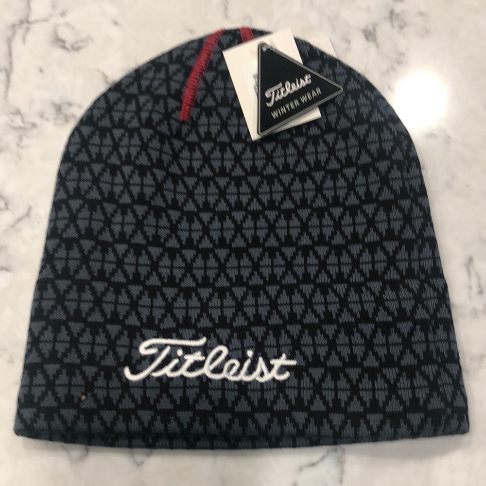 Titleist Golf Jacquard Beanie, NWT